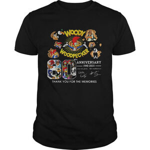 Woody Woodpecker 80Th Anniversary 19402020 Signatures Shirt